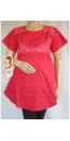 Baju Hamil dan Menyusui Amanda Warna Pendek - Merah [AP333]